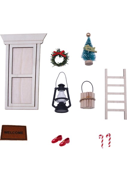 1/12 Ölçekli Bebek Evi Dekoru Için 10 Adet Bebek Evi Minyatür Dekorasyon Seti (Yurt Dışından)