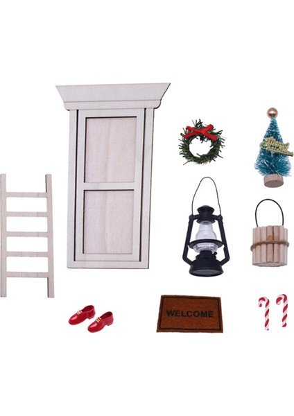 1/12 Ölçekli Bebek Evi Dekoru Için 10 Adet Bebek Evi Minyatür Dekorasyon Seti (Yurt Dışından)