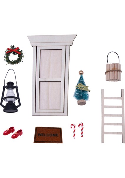 1/12 Ölçekli Bebek Evi Dekoru Için 10 Adet Bebek Evi Minyatür Dekorasyon Seti (Yurt Dışından)