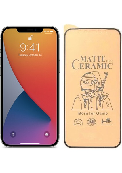 Iphone 12 Pro Max Mat Seramik Ekran Koruyucu