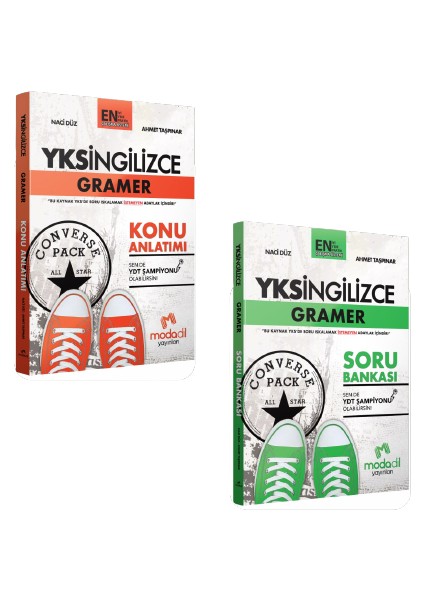 YKSDİL (YDT) Converse Gramer Konu + Gramer Soru - 2'li Set (Ciltli)