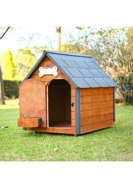 Isı Yalıtımlı Ahşap Köpek Kulübesi (Large)