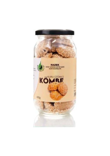 Hazek Kadın Kooperatifi Tereyağlı Kuru Üzümlü Kömbe 400 gr