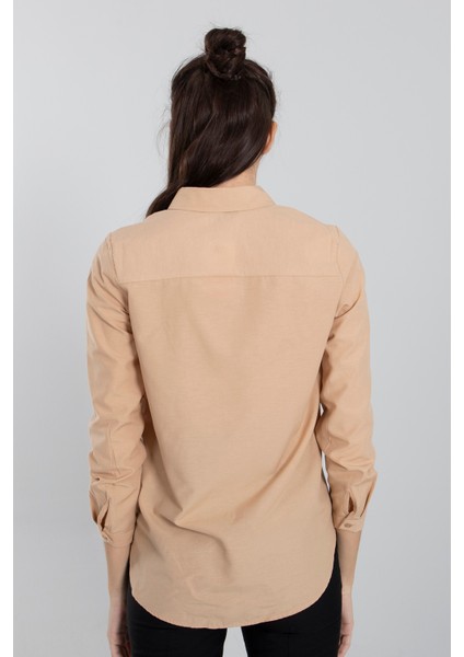 Camel Uzun Kol Düğme Kapamalı Gömlek 382462.09 modelleri