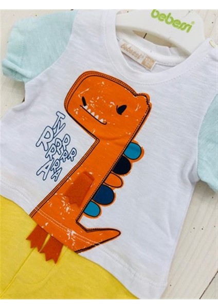 Bebessi Sevimli Karikatür Dinozor Desenli Tulum fiyatları