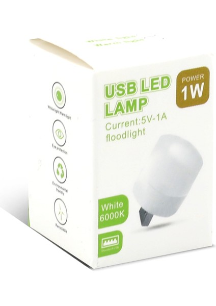 LED Gece Işık Mini USB LED Işık Dasıton Fiş USB LED