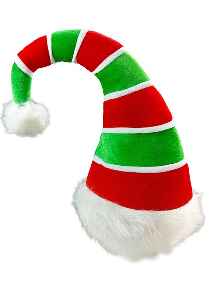 Çizgili Noel Baba Şapkası Fotoğraf Taşıyıcılar Süslü Beyaz Yeşil Için Noel Şapkası (Yurt Dışından) modelleri