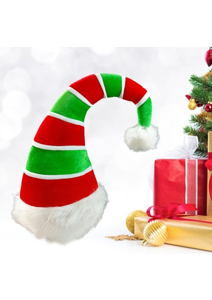 Çizgili Noel Baba Şapkası Fotoğraf Taşıyıcılar Süslü Beyaz Yeşil Için Noel Şapkası (Yurt Dışından) indirimleri