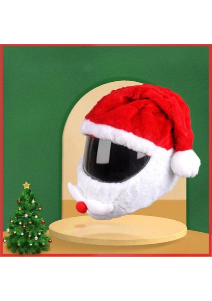 Noel Tam Motosiklet Noel Baba Peluş Peluş Şapka (Yurt Dışından) modelleri
