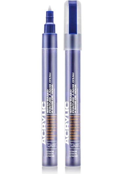 Akrilik Markör Extra Ince Uç 0,7 mm Shock Blue Dark S5020