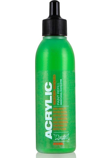 Akrilik Markör Için Yedek Mürekkep 25 ml Shock Green S6010