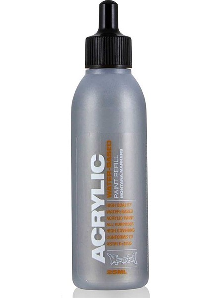 Akrilik Markör Için Yedek Mürekkep 25 ml Silver Matt M1100