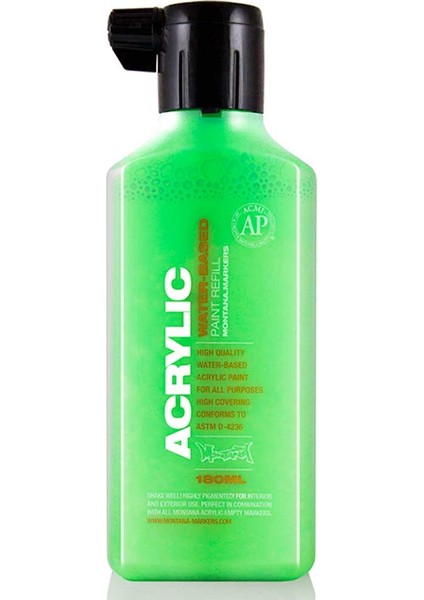 Acrylic Refill 180 ml Acid Green (Fluo)