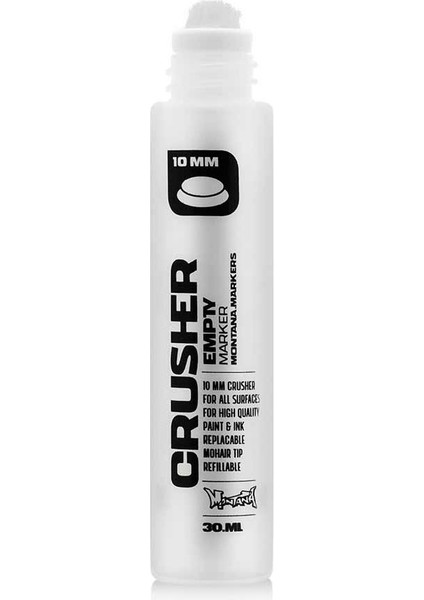 Empty Doldurulabilir Boş Markör Crusher 10 mm/30 ml