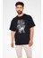 Bring Me The Horizon Baskılı Unisex Siyah Oversize T-Shirt 2