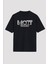Mott The Hoople Baskılı Unisex Siyah Oversize T-Shirt 1
