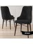 Concept Kar Serisi, Açılabilir 80X132 Mdf Mutfak Masa Takımı, Barok Ahşap Desen Masa 6 Sandalye 5