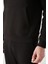 AVVA Siyah Kapüşonlu Yaka İçi Polarlı 3 İplik Pamuklu Unisex Sweatshirt E001018