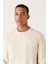 AVVA Erkek Taş Bisiklet Yaka Düz Sweatshirt E001200