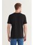 Avva Erkek Siyah 2'li Bisiklet Yaka %100 Pamuk Slim Fit Basic T-Shirt E001011
