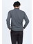 Erkek Desenli Polo Yaka Triko Sweat 6782251 Antrasit 5