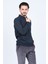 Erkek Desenli Polo Yaka Triko Sweat 6782252 Haki 3