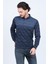 Erkek Desenli Polo Yaka Triko Sweat 6782257 Indigo 2