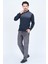 Erkek Desenli Polo Yaka Triko Sweat 6782258 Lacivert 2
