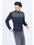 Erkek Desenli Polo Yaka Triko Sweat 6782258 Lacivert 3