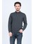 Erkek Desenli Polo Yaka Triko Sweat 6782258 Siyah 1
