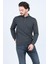 Erkek Desenli Polo Yaka Triko Sweat 6782258 Siyah 4