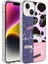 Apple iPhone 14 Kılıf Airbag Kenarlı Renkli Desenli Elegans Silikon 1