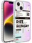 Apple iPhone 14 Kılıf Airbag Kenarlı Renkli Desenli Elegans Silikon 1