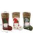 Noel Dekorasyonu 3D Forester Doll Gnome Noel Socks Candy Hediye Çantası (Yurt Dışından) 2