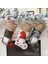 Noel Dekorasyonu 3D Forester Doll Gnome Noel Socks Candy Hediye Çantası (Yurt Dışından) 4