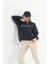 Kadın Siyah Basic Sweatshirt MW2248 4