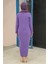- Lila Tesettür Elbise 34281LILA 3