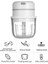 Elektrikli Mini Sarımsak Kıyıcı Gıda Dilimleme Taşınabilir Öğütücü Blender Işlemci 300ML USB Şarj Edilebilir (Beyaz) (Yurt Dışından) 4