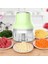 Ev Elektrikli Mini Sarımsak Masher Paslanmaz Çelik Meyve ve Sebze Kıyıcı Et Öğütücü (Yeşil, 100ML) (Yurt Dışından) 2