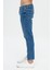 Finn Orta Mavi Regular Tapered Fermuarlı Jean Pantolon E 4407-007 3