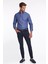 Slim Fit 5 Cep Lacivert Yazlık Pantolon 2