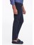 Slim Fit 5 Cep Lacivert Yazlık Pantolon 3
