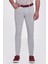 Slim Fit 5 Cep Açık Gri Yazlık Pantolon 1