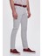 Slim Fit 5 Cep Açık Gri Yazlık Pantolon 2