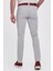 Slim Fit 5 Cep Açık Gri Yazlık Pantolon 4