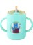 300 ml Sevimli Süt Bardaklar Bebek Besleme Su Şişesi ile Saman Çocuk Cam Bebek Içme Bardaklar Yetişkin Bebek Şişe Yumuşak Bebek Bebek Bebekleri | Kupa (Yurt Dışından) 1