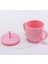 1 Adet Bebek Besleme Bardaklar Silikon Eğitim Kupası Sippy Yürüyor Su Şişesi Kapaklı Silikon Bebek Öğrenme Içecek Şişe Hemşire Hediyeler | Kupalar (Pembe) (Yurt Dışından) 3