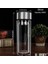 Borrey Cam Şişe Su Için Çift Duvar Cam Çay Şişesi Demirci Filtre Süzgeci Seyahat Çay Bouteille Araba Drinkware | Su Şişeleri (Beyaz) (Yurt Dışından) 1