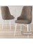 Concept Kar Serisi 80 x 132 cm Açılabilir Mdf Mutfak Masa Takımı Beyaz Masa 4 Sandalye 5