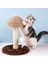 Pet Ürünleri Sisal Halat Mili Bir Ahşap Çerçevelar Için Kedi Kıyafetleri ile Kedi Kazıyıcılarlar Için Merdiven Çerçevesi Mantar Fitness Kitty Post | Mobilya veçizikler (Yurt Dışından) 3
